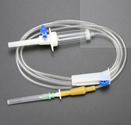 Engångsinfusionsset/infusionsapparat/intravenös infusionsanordning